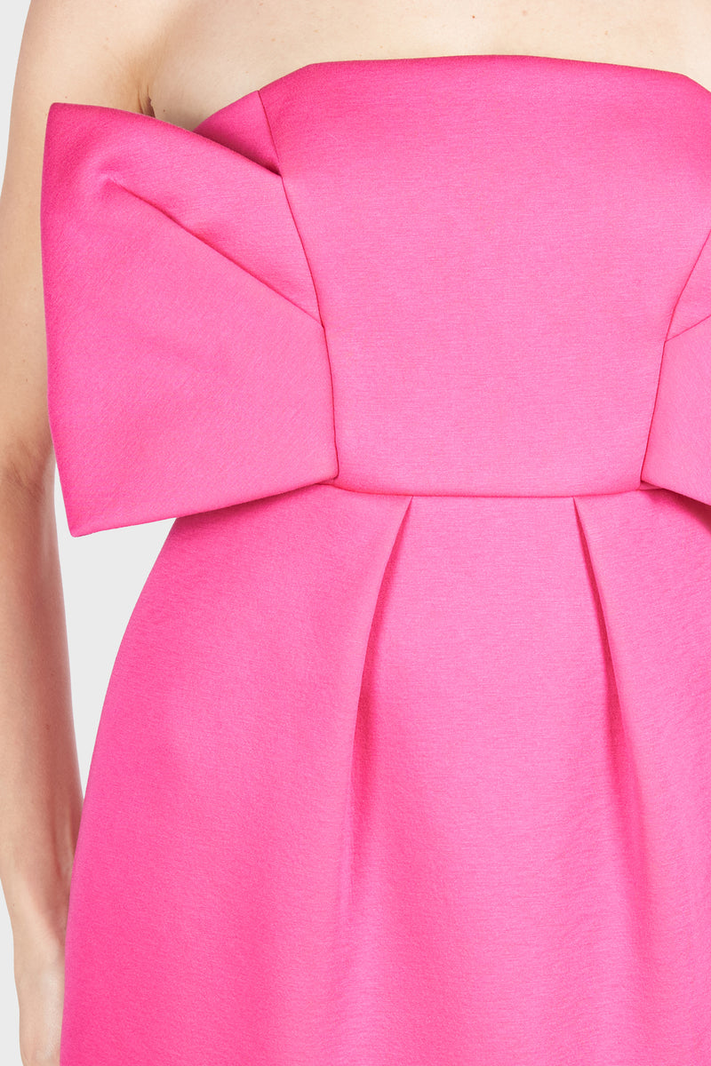 delpozo pink dress SPRING ROMANCE, RUNWAY DRAMA, AND TRUE COLLECTOR FASHION: , Breathtaking Delpozo blush pink silk chiffon strapless gown from the VOGUE Spring/Summer 2019 runway sculptural, ethereal, and