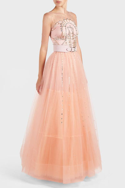 Temperley London Cannes Gown Pink