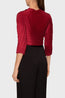 KJ Cropped Pleated Blouse