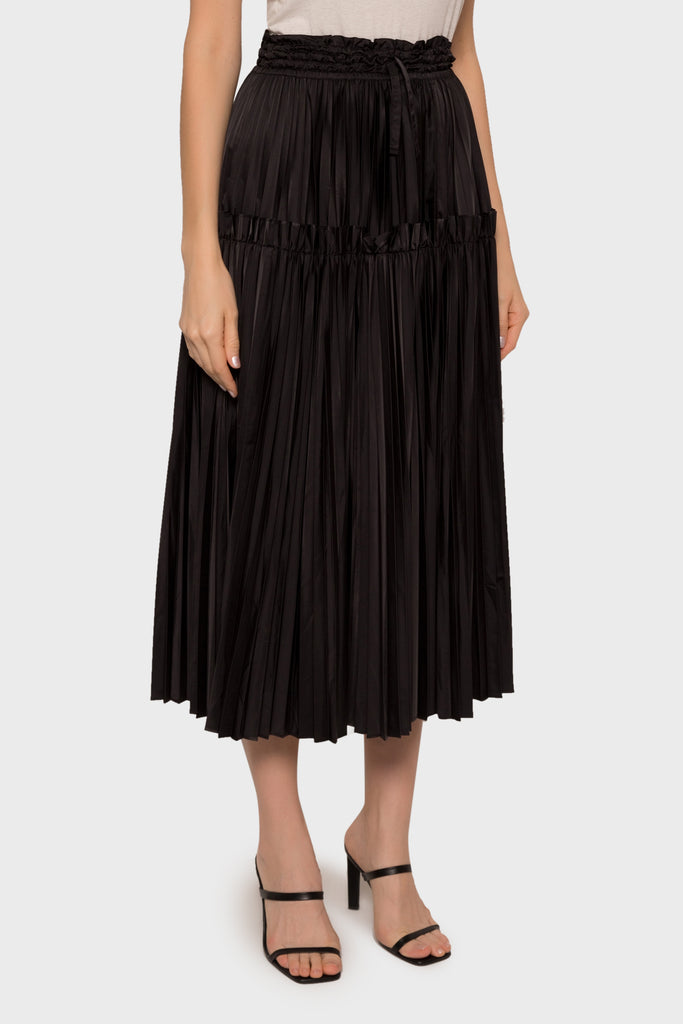 ENFOLD TUCK-BALLOON SKIRT アシンメトリー Memory Twill 3D Balloon Skirt | Enfold | BySymphony