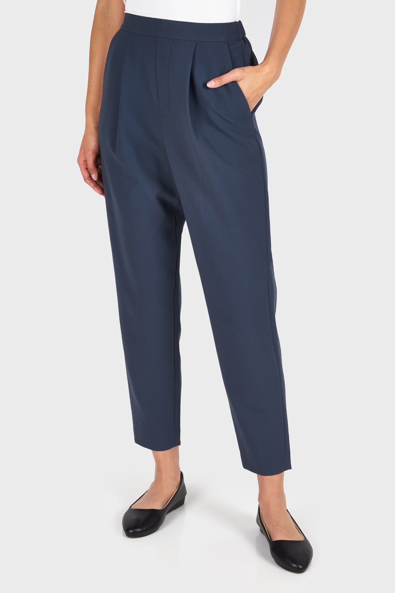 【ENFOLD】極美品24AW　ＥＬＡＳＴＩＣ　ＨＡＲＥＭ　ＰＡＮＴＳ　36 ENFOLD HARLEM PANTS 36