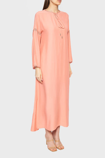 Classic Signature Cut Embroidered Kaftan
