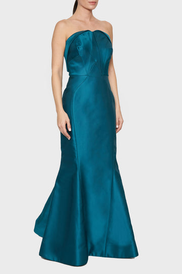 Half Moon Evening Dress | Zac Posen | Bysymphony Half Moon Evening Dress | Zac Posen | Bysymphony
