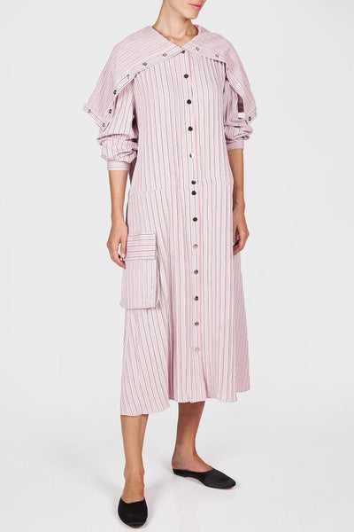 Tibi pink hot sale dress