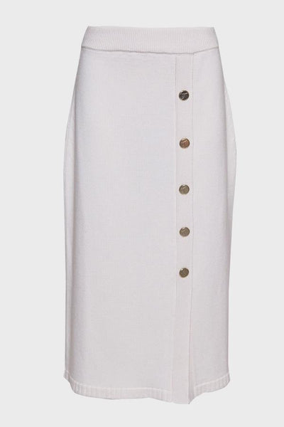Temperley London Knit Suit Skirt White