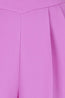 Delpozo Classic Pleated Peg Leg Trousers Pink