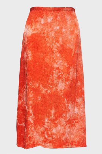 Bias Ripple Satin Tie Dye Skirt Raquel Allegra BySymphony