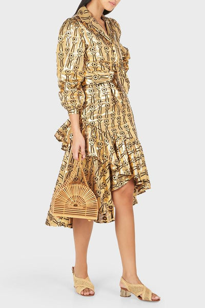 Temperley London Eliska Skirt Gold