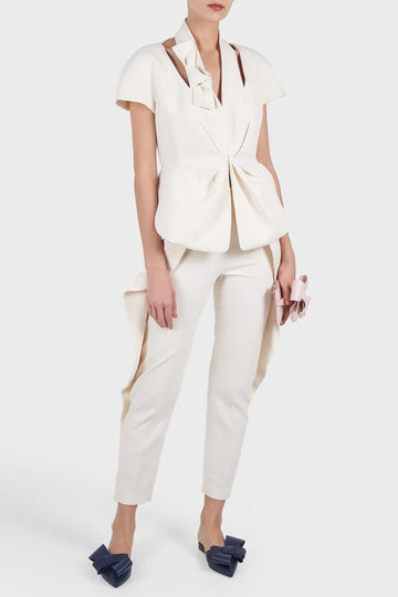 Delpozo Flapper Trousers White